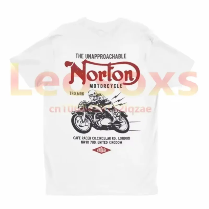 

Fashion men's cotton Norton Motorcycles sports custom printed T-shirtNO.1