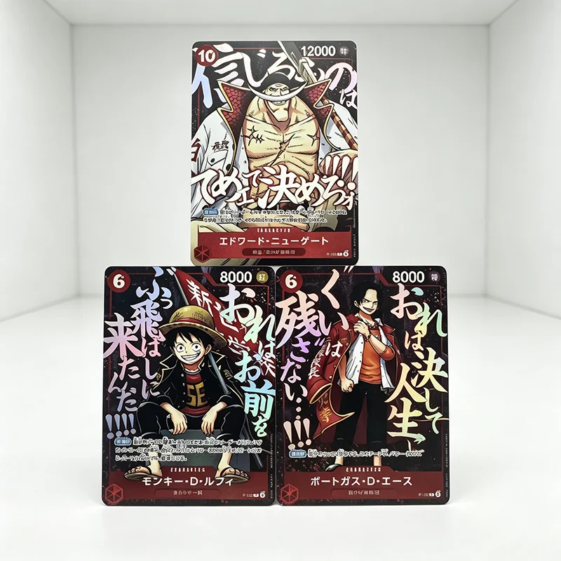 DIY Benutzerdefinierte OPCG One Piece Color Shine Craft Japanische Luffy-Serie Karten Premium Komplette Manga-Kartensammlungen