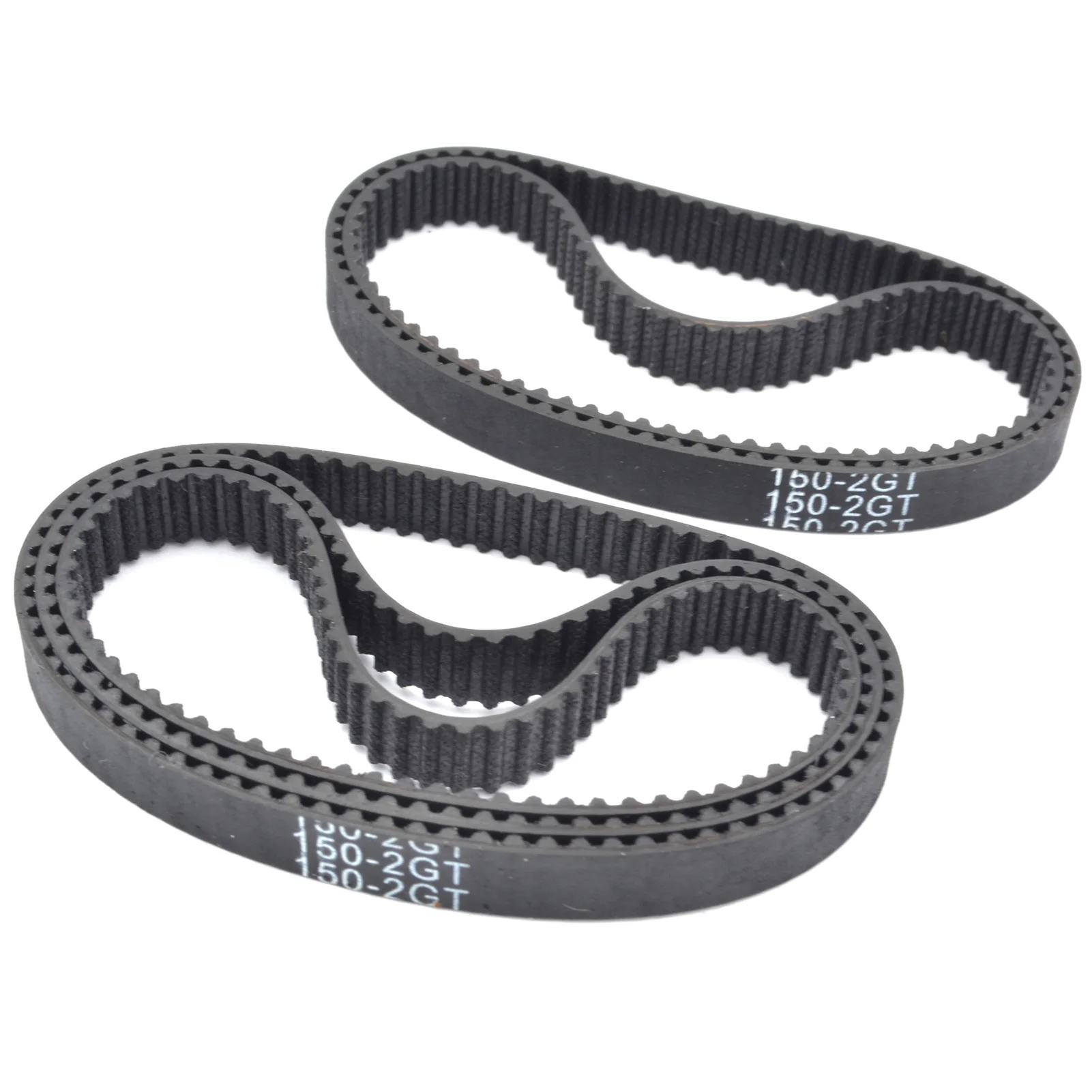 POWGE 2M 2GT Timing Belt Lp=130 132 134 136 138 140 142 144 146 148 150 152 154 156 158 160 162 164 166 168 Width 6/9mm Rubber