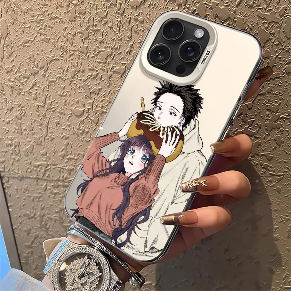 حافظة هاتف kaoru hana wa rin to saku Kaouruko Waguri باللون الأبيض IMD حافظة مناسبة لهاتف iPhone 16 15 14 13 12 11 XS Pro Max