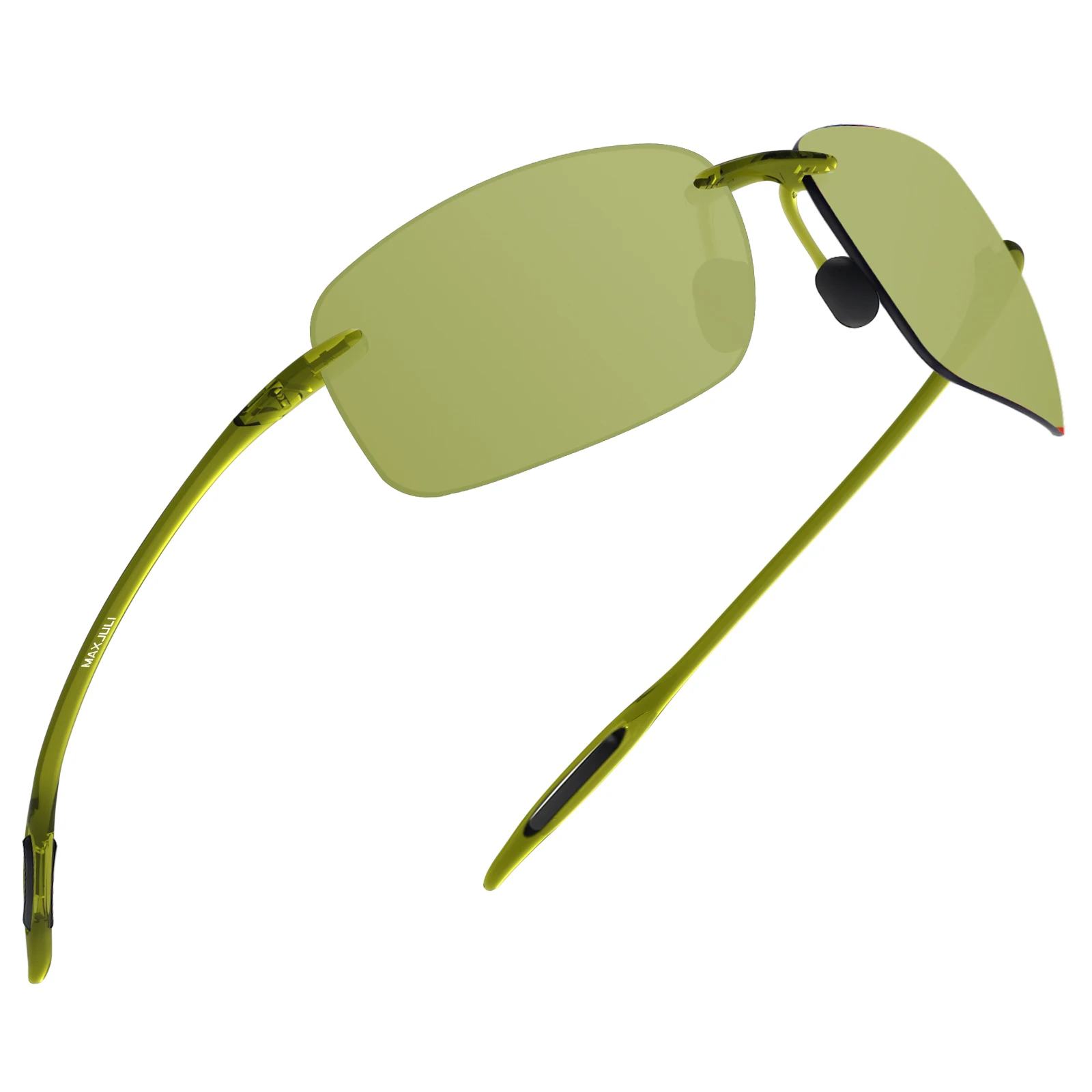 JULI Polarisierte Klassische Sportsonnenbrille für Männer & Frauen Tr90 Rahmenlos für Laufen Angeln Golf Autofahren Gafas De Sol Hombre MJ8 – Detail 27