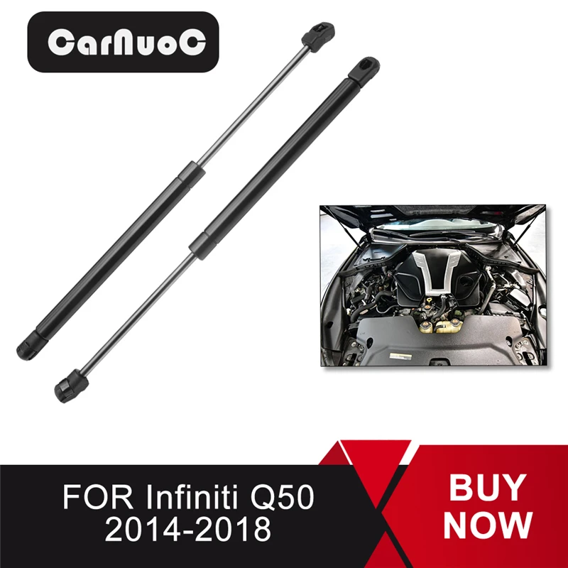 

2pcs For 2014 2015 2016 2017 2018 Infiniti Q50 Front Hood Bonnet Lift Support Car Gas Springs Struts Shock Auto Accessories
