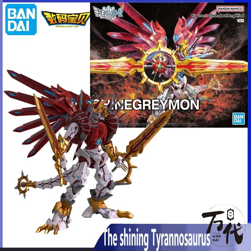 

Bandai оригинальная фигурка Digimon Adventure-Rise The Shining Tyrannosaurus аниме фигурка в сборе модель игрушки Коллекционная