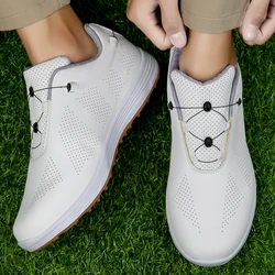 Rekreacyjne buty golfowe Wysokiej klasy buty do badmintona Obrotowa klamra Buty sportowe Jednokolorowe, oddychające tenisówki rekreacyjne Buty gimnastyczne