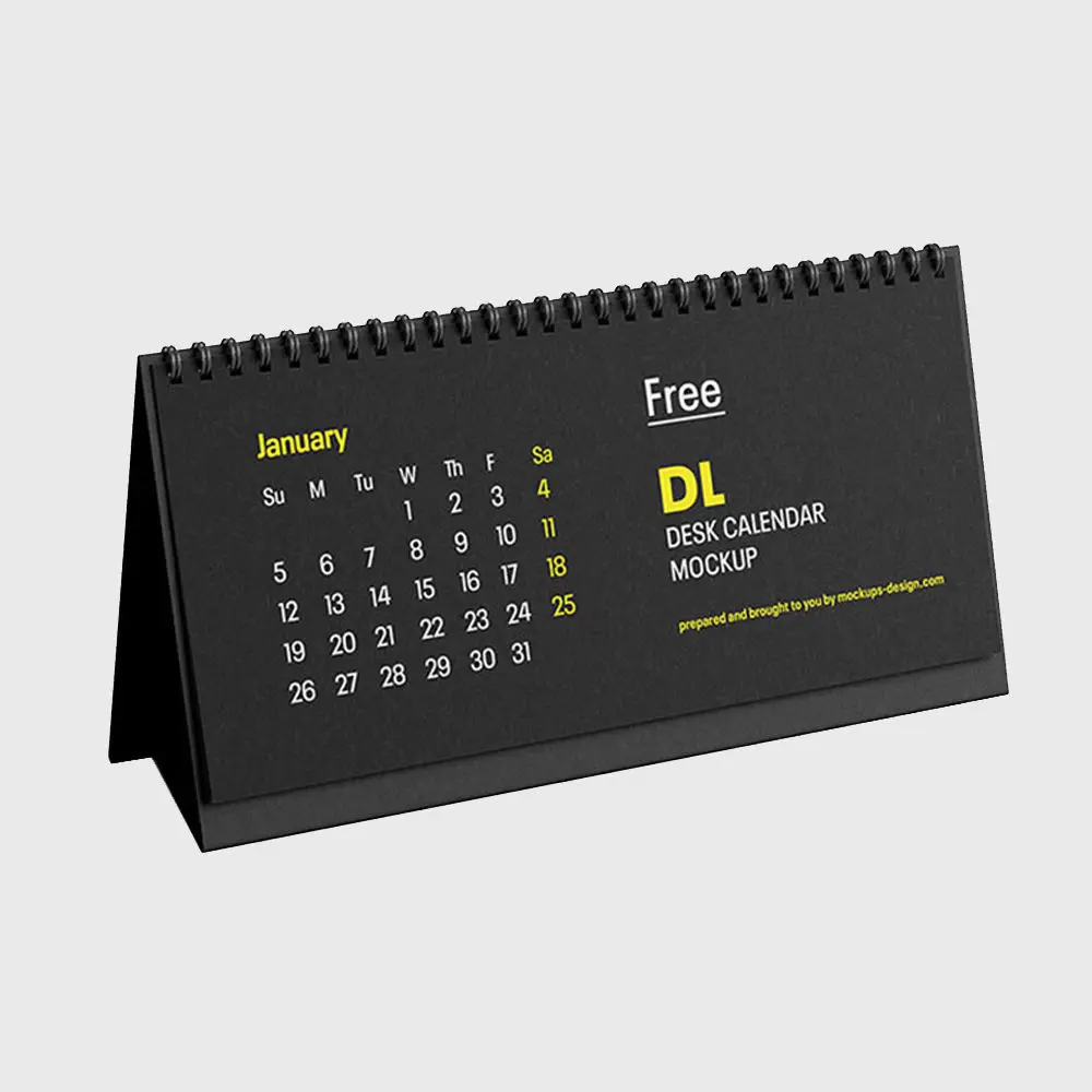 Hot Sale New Year 2024 2025 2026 Calendar Production Customized Design Table Desk Calendar Wall Calendar