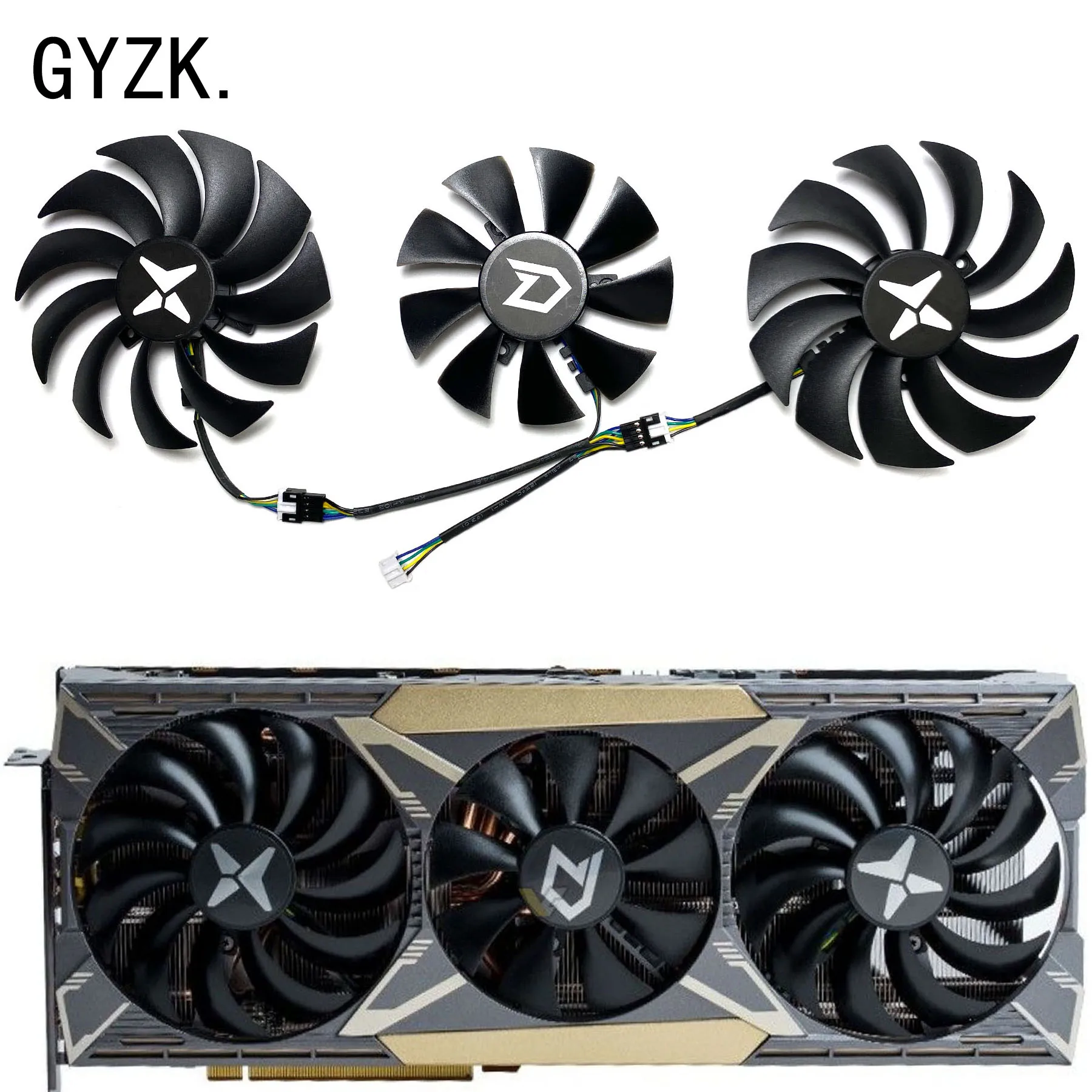 Nuovo per DATALAND Radeon RX5600XT 5700 5700XT X-Serial War ventola di ricambio per scheda grafica