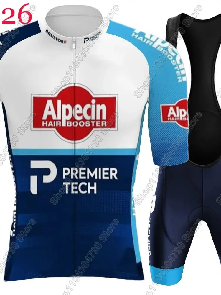 AliExpress NONE Alpecin Premier-Tech Team 2026 Cycling Jersey Set Bicycle Clothing Road Bike Shirts Suit Bicycle Bib Shorts MTB Ropa Maillot