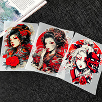 JDM Japanese-style Beautiful Girl Motorcycle Stickers Car Fuel Tank Helmet Reflective Waterproof Vinyl Decal Accessories for KTM