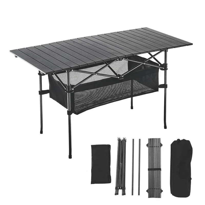 

Portable Folding Table Camping Table Chairs Set for Outdoor Barbecue Picnic Table Chicken Rolls Outdoor Table Garden Table