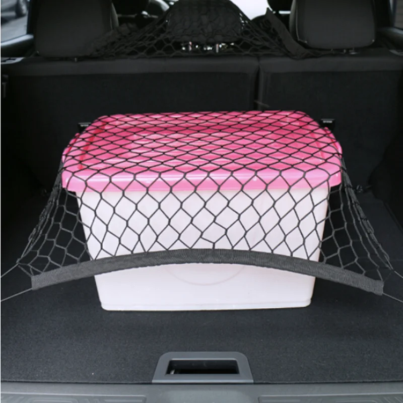 4 HooK Car Trunk Cargo Mesh Net Luggage For KIA RIO k2 sportage R K3 K5 K4 KX5 QL cerato sorento soul