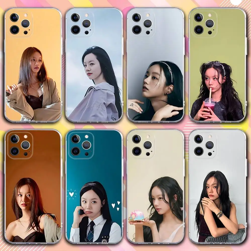 

L-Lee Actor H-Hyeri Phone Case For iPhone 17,16,15,14,13,12,11 Pro,Max,Plus,X,XS,XR,SE4,E Mini Transparent Soft Cover