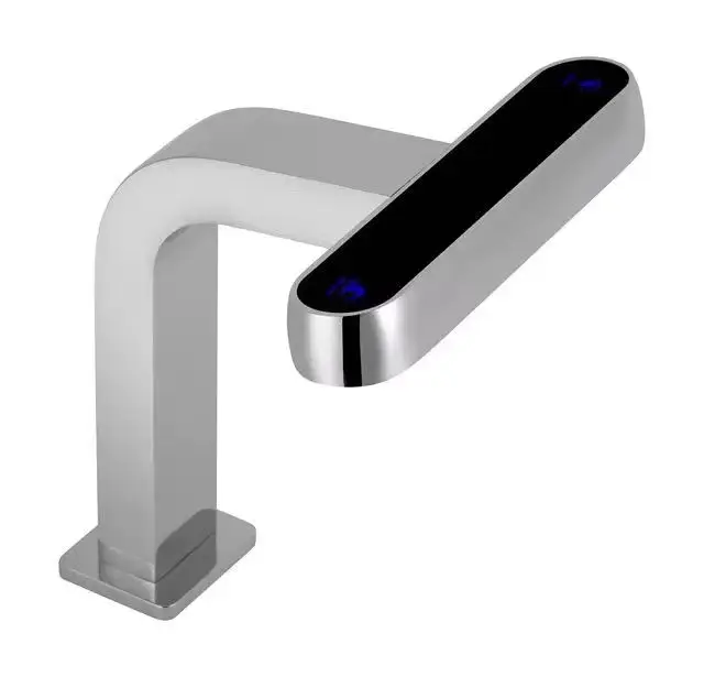 Meiyani Brass Chrome Motion Automatic Tap Smart Sink Infrared Faucet Touch Sensor Water Mixer With Soap Dispenser