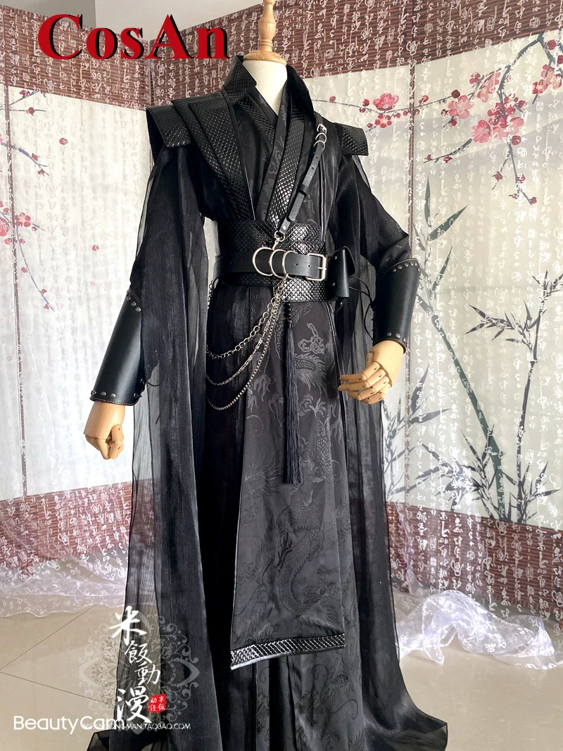 

CosAn Hot Anime Heavenly God Blesses The People Ink Burning Shen Hui Zhou Gu Yun Hexuan Cosplay Costume Ancient Costume Black