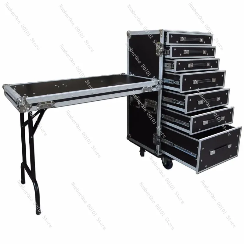 Produces Aluminum Seven Drawer Flight Case