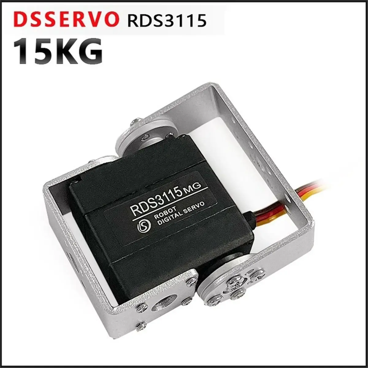 DT75BG RDS3115 15KG Robot Servo Dual- Shaft Servo Metal Gear Digital Servo for Robot Arm Diy Servo