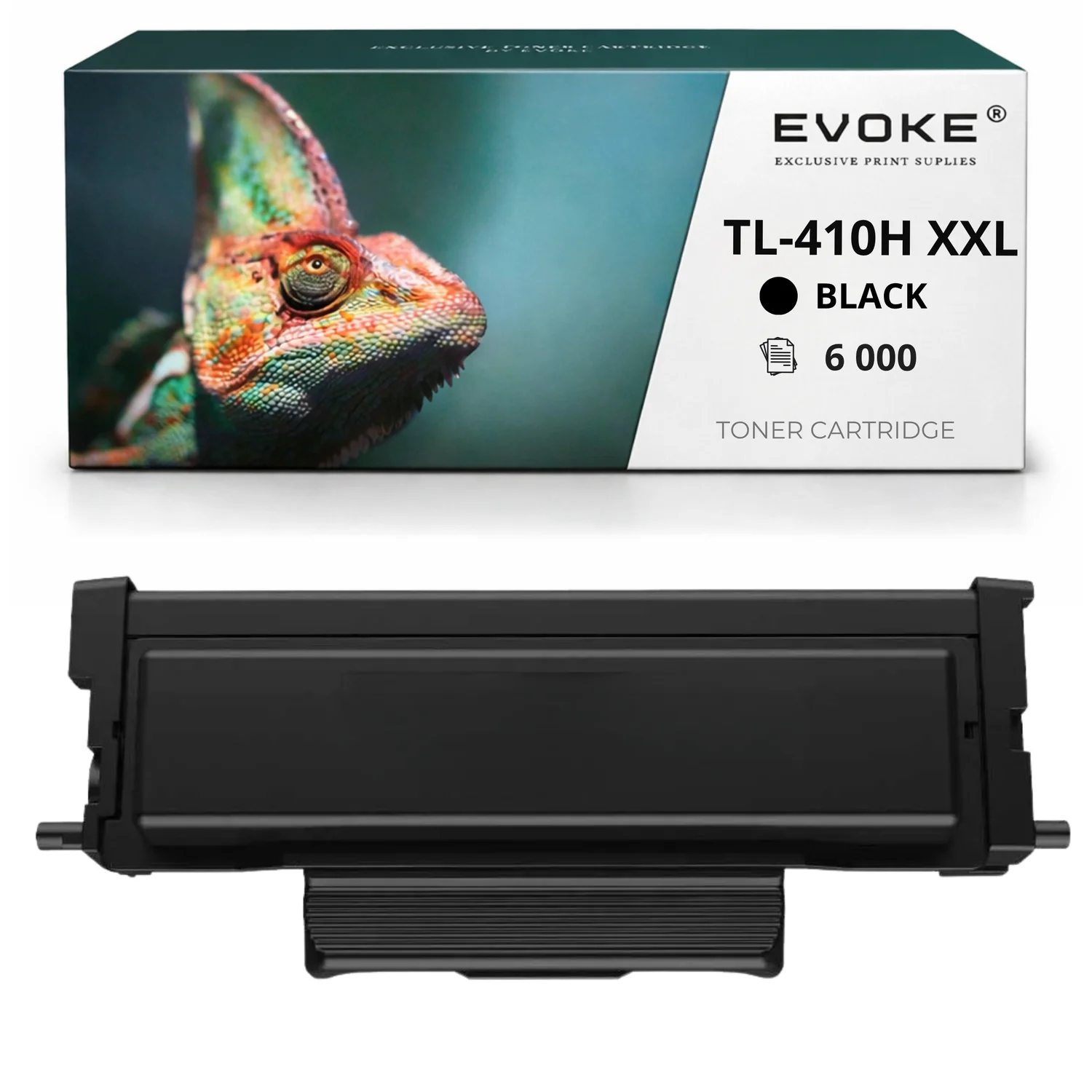 Evoke Compatibele Toner voor Pantum Tl-410H XXL Tl-410H Tl410H XXL Zwart 6000 Pagina's P3010 P3300 M6700 M7100 M7200 M7300