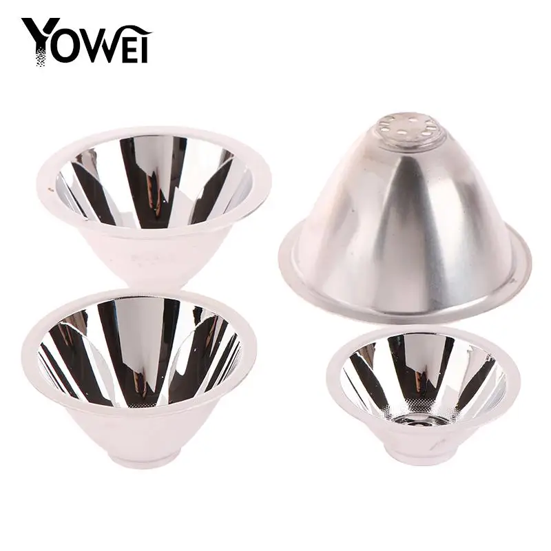 1 PCS 56/68/77/87mm LED Aluminum Reflector Cup Without Mounting Plate Reflective Concentrate Cup For 1W 3W LED Bead