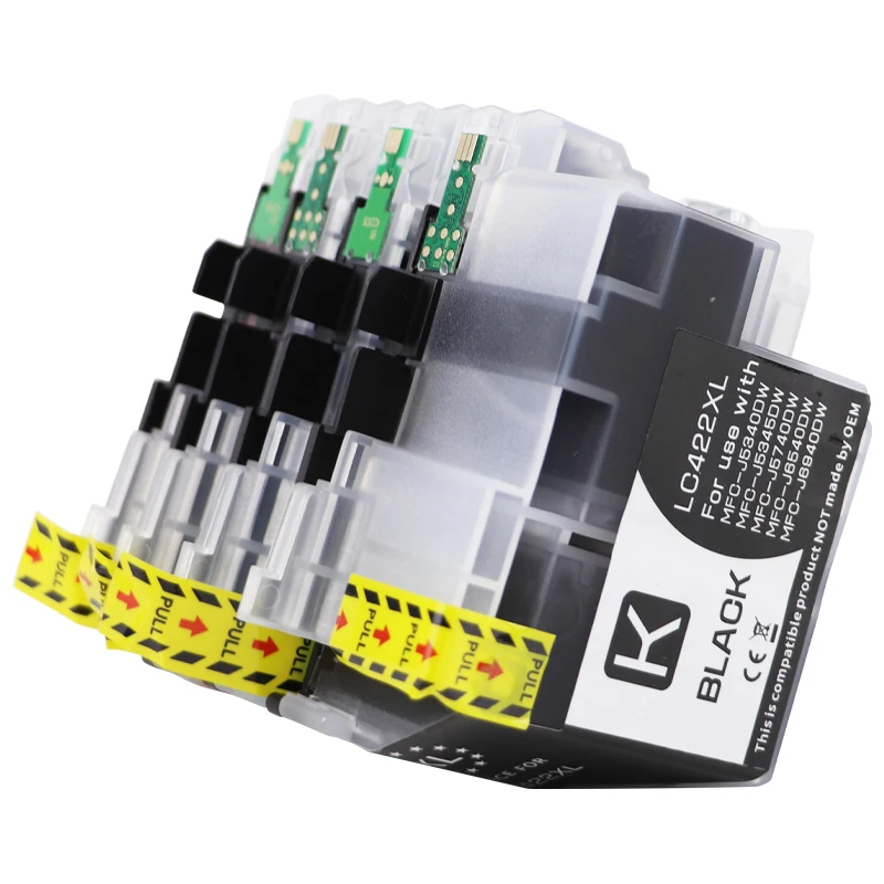 LC422 LC422XL B-LC422 Ink Cartridge Compatible For Brother MFC-J5340DW MFC-J5740DW MFC-J5345DW MFC-J6540DW MFC-J6940DW Printer