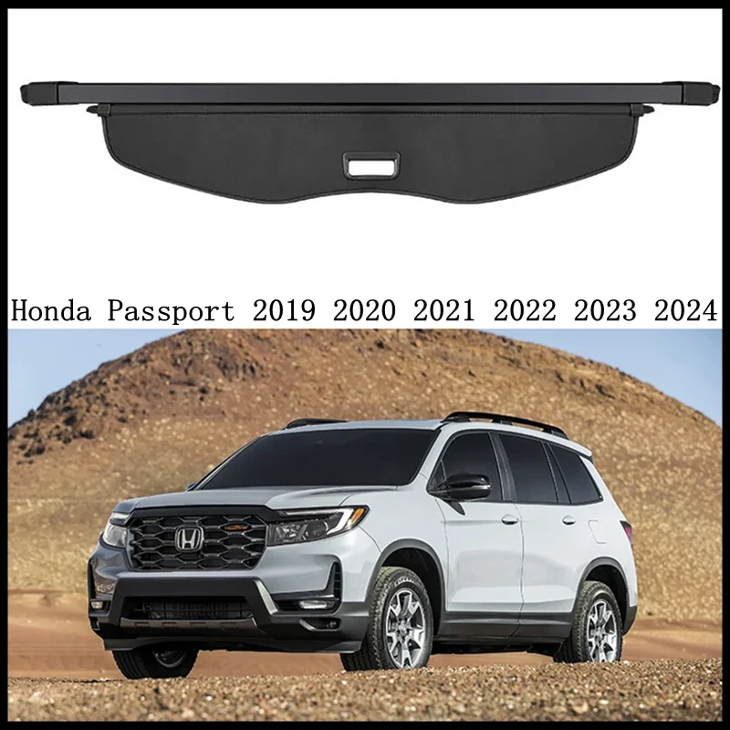 

Задняя крышка багажника для Honda Passport 2019 2020 2021 2022 2023 2024, конфиденциальный экран багажника, защитный щиток, модификация штор, детали