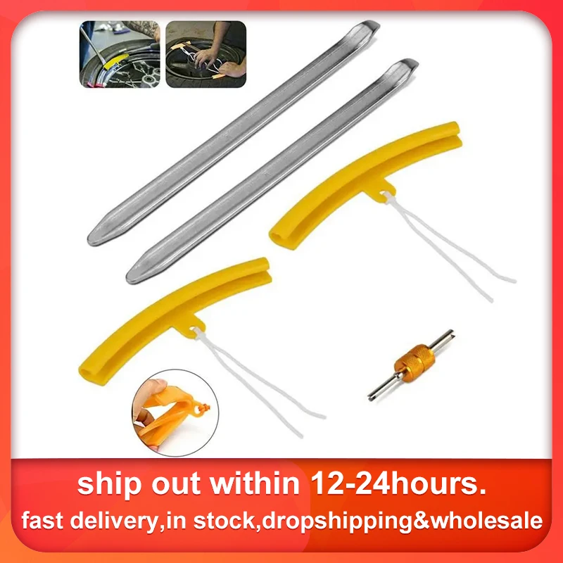 

Tire Repair Tool Tire Remover Fixing Tool Tire Spoons Motorcycle Tire Iron Durable Convenient Rim Changing Protector Valve