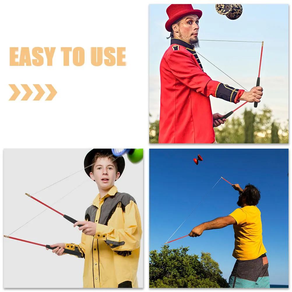 

Durable Professional Anti-Slip Diabolo Stick Ergonomic Handle Lightweight Replacement Stick Comfortable Grip Practical Outdoor