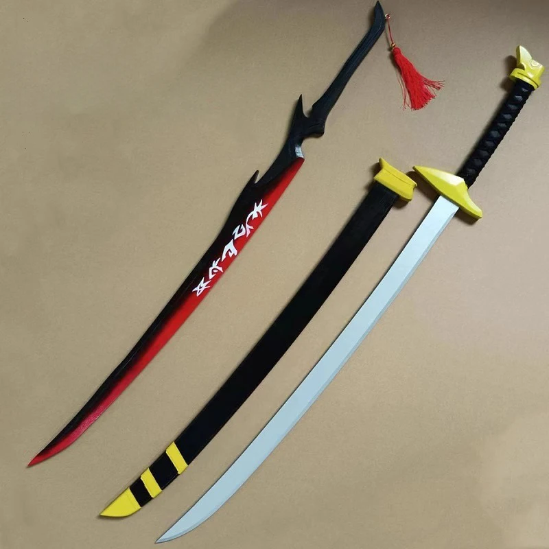 Yone Cosplay Sword Game LoL The unforded Yone Role Play Samurai Sword Halloween Carnival puntelli