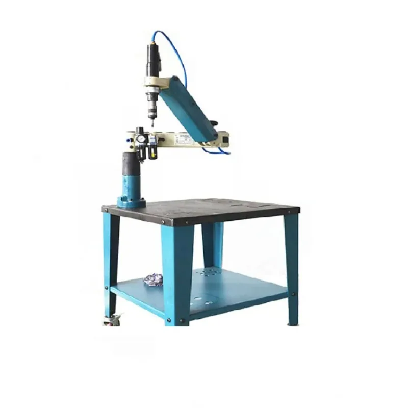 High-Accuracy M3-27 Pneumatic Bench Drilling Machine Flexible Arm 360 Degree Tap 220V CNC 60mm Max Drilling Dia
