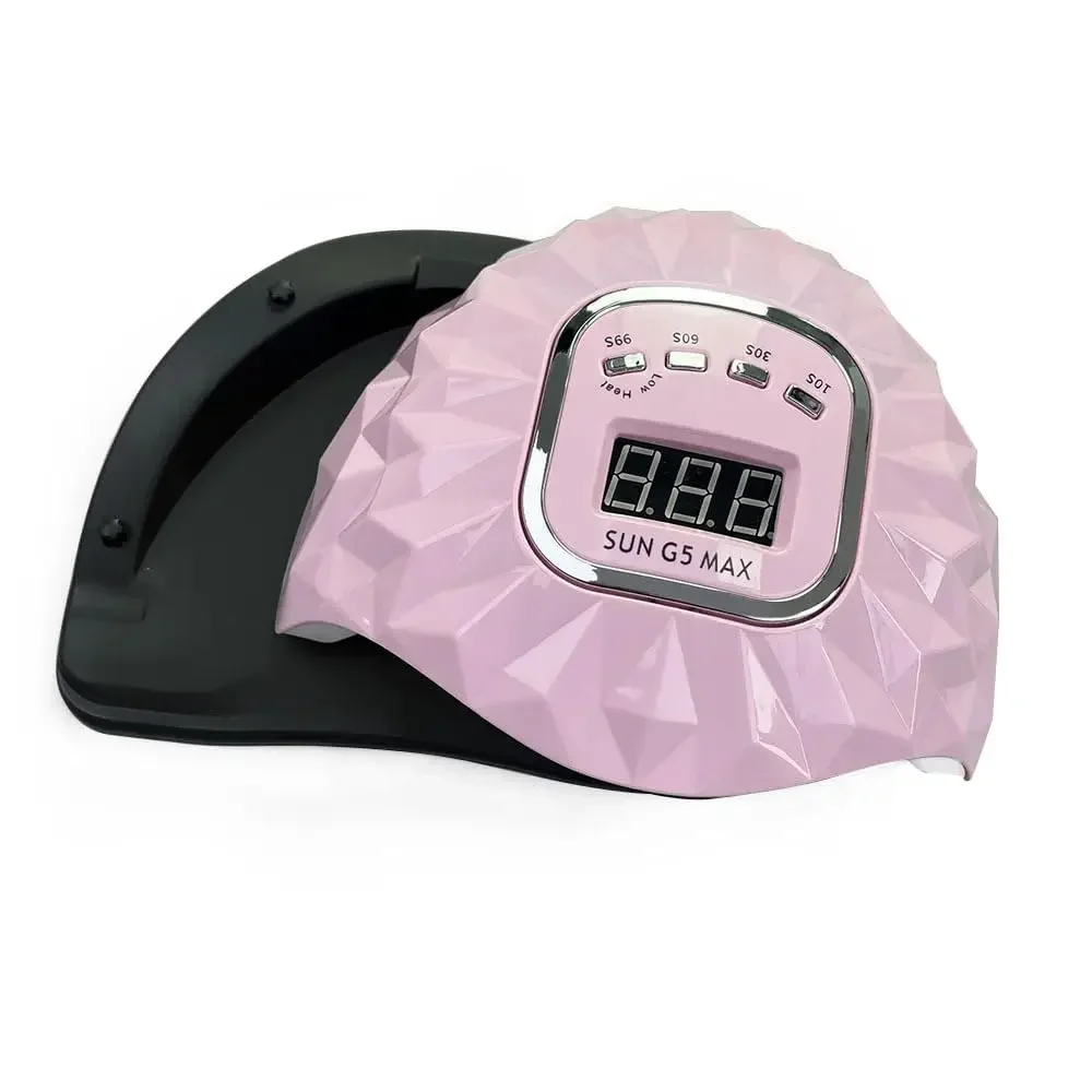 Professional Gel Polish Light  200w Manicure Machine Pink Nail Dryer UV LED Lamp Nail Curing Lamp For Nail Salon& Home