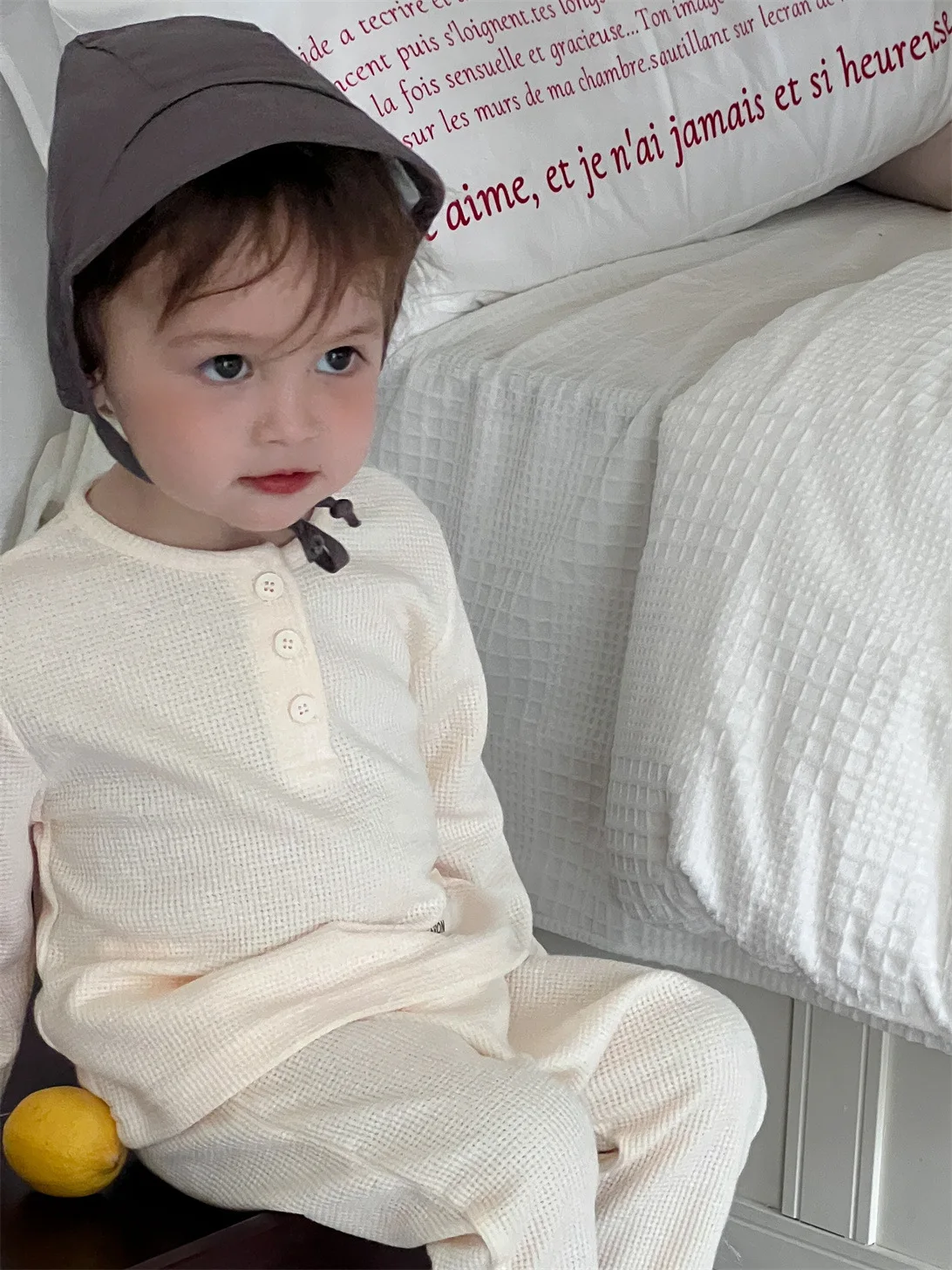 

2025 Spring New Baby Long Sleeve Clothes Set Toddler Solid Tops + Pants 2pcs Suit Cute Infant Boy Cotton Pajamas Kids Outfits
