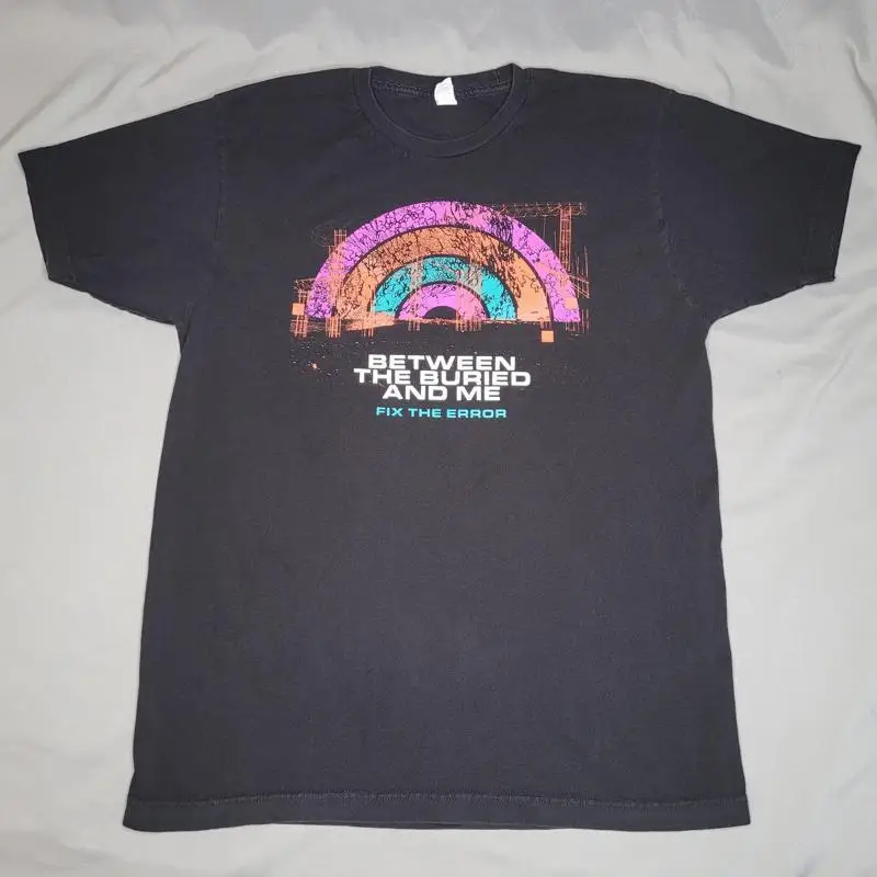 Between The Buried And Me T Shirt Mens Large Fix Error Colors II Band Tour