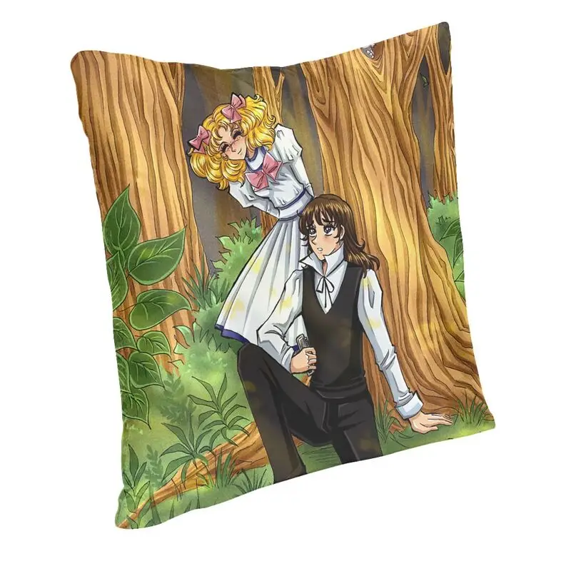 Terry And Candy In The Forest Cushion Covers Manga Candy Candy Soft Velvet Luxury Pillow Cases Decor Home