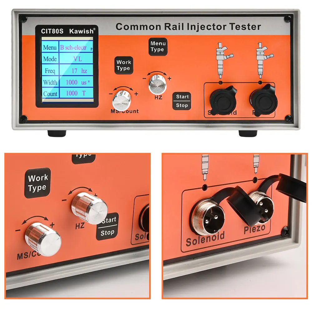 2025 New! Upgrade CIT800 CIT80S Diesel Common Rail Injector Tester Diesel Piezo Injector Tester Electromagnetic Injector Driver view 5