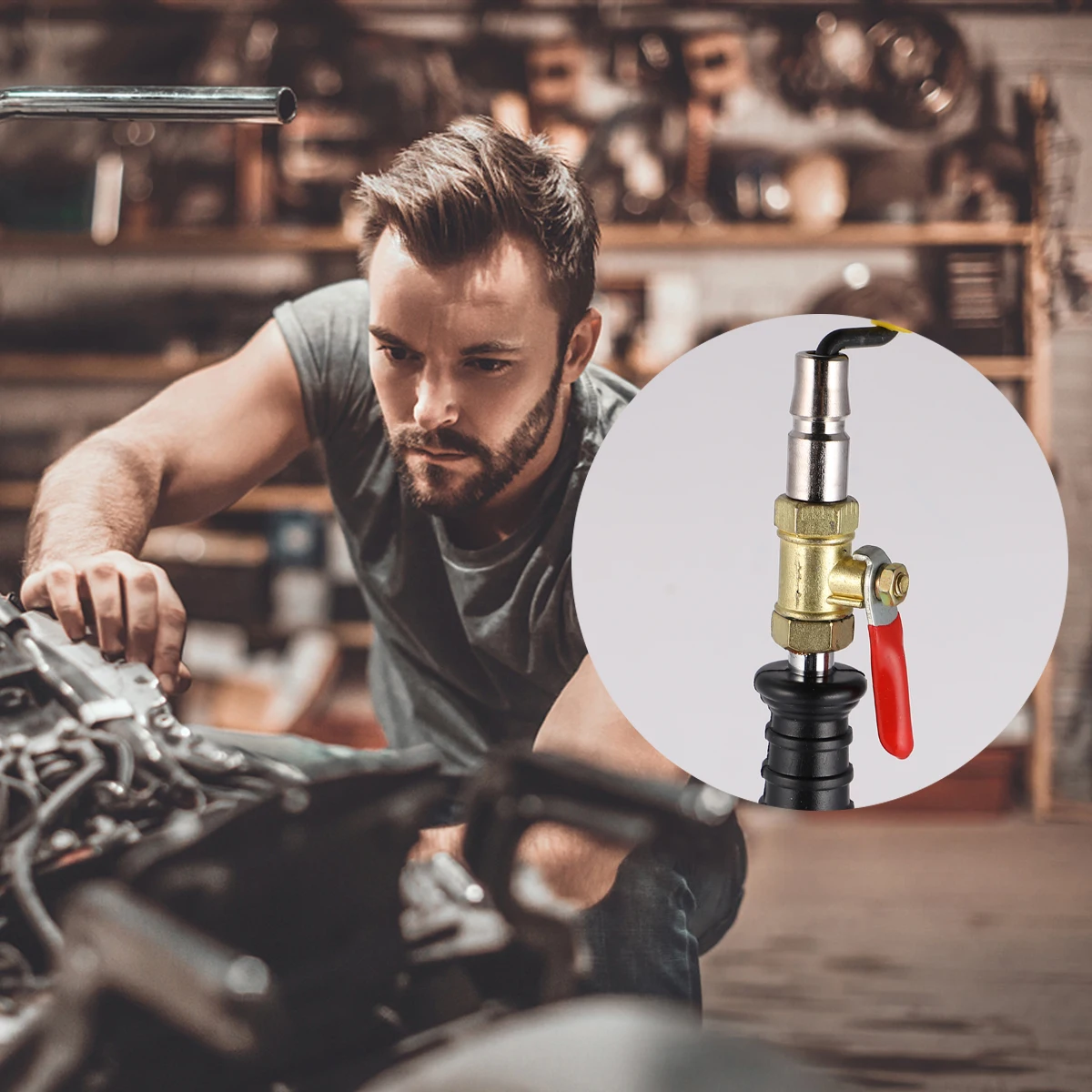 

MultiFunctional InflationHead DurableMetal TireSupply Connector BikeAirPumpTool CarMotorcycle GradeMaterial StrongBearing