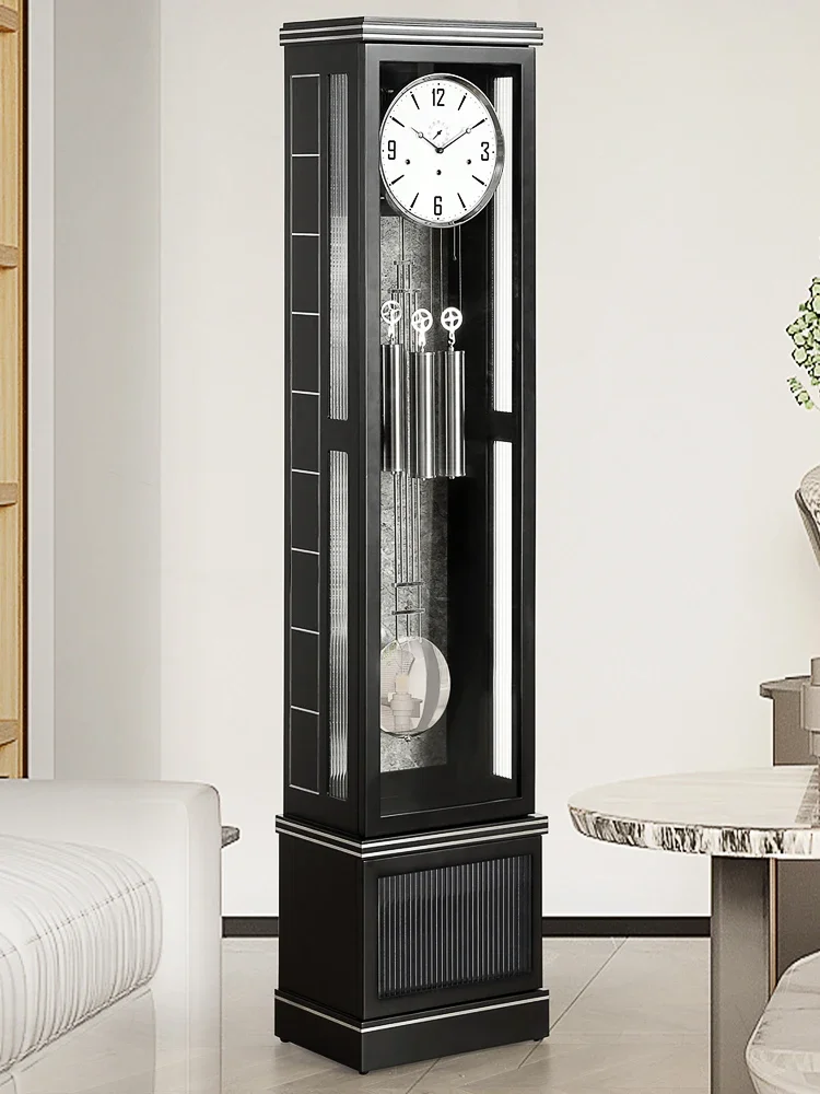 Modern Minimalist Floor Standing Grandfather Mechanical Floor Clock Hg6621