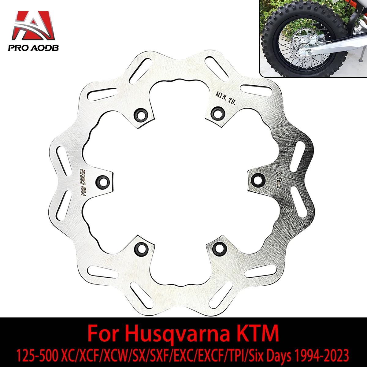 

Motorcycle Rear Brake Disc Rotor For Husaberg Husqvarna KTM GasGas EX EC MC EXF ECF MCF 125-450 2021-2023 Universal Parts Moto