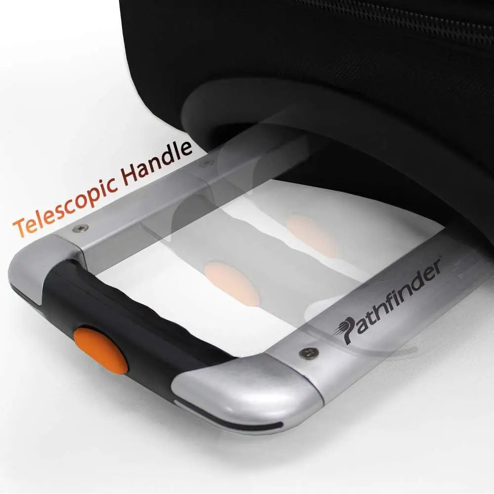 36 Pathfinder Rolling Duffel Bag - Drop Bottom, Black, Single Size