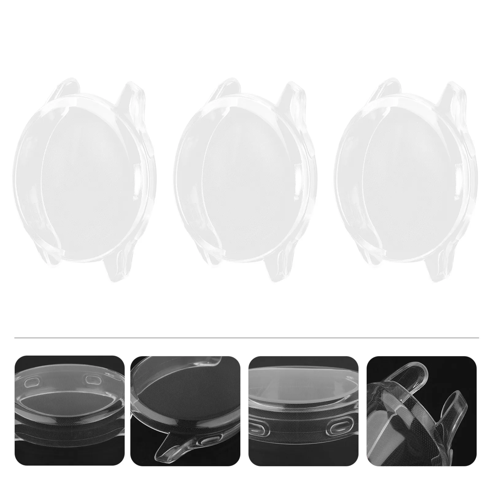 Funda protectora para reloj con acabado electrochapado, resistente a golpes y arañazos, carcasa de Tpu para reloj inteligente, 3 uds.