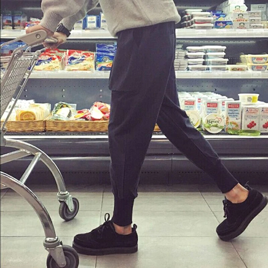 

Men's Loose Fit Workwear Trousers High Street Black Samurai Harlan Bootcut Pants Youthful Energy Style All-Season Casual Wear