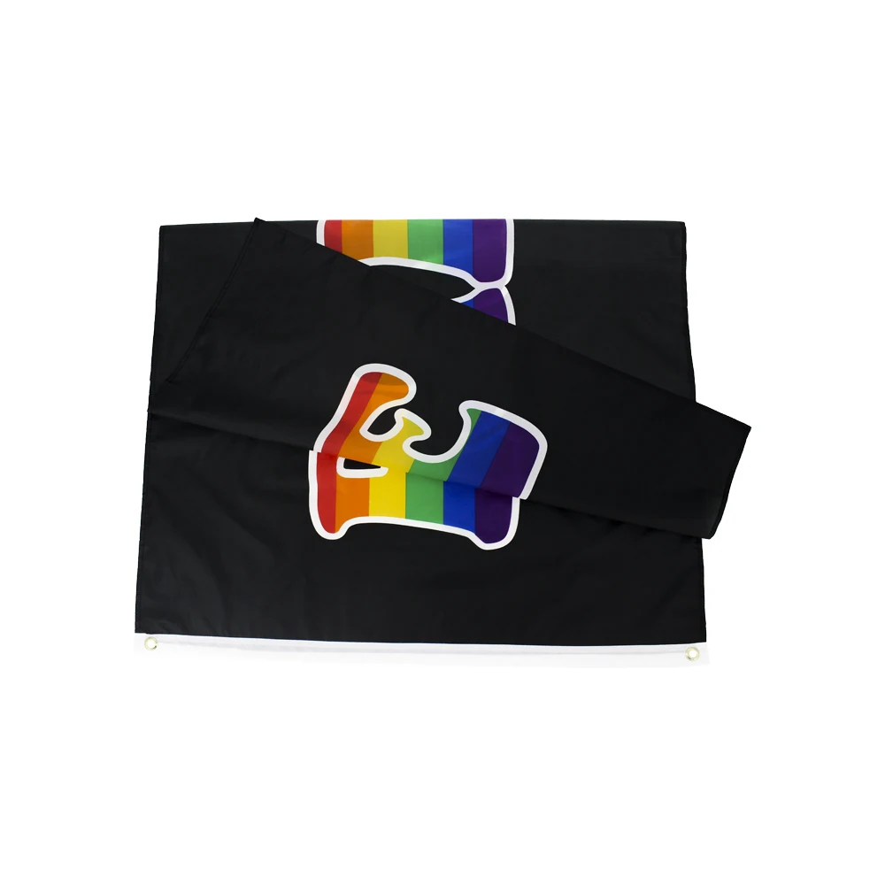 FLAGLINK 90x150cm Gay Pride Demi-asexual Flag LGBT For Decoration