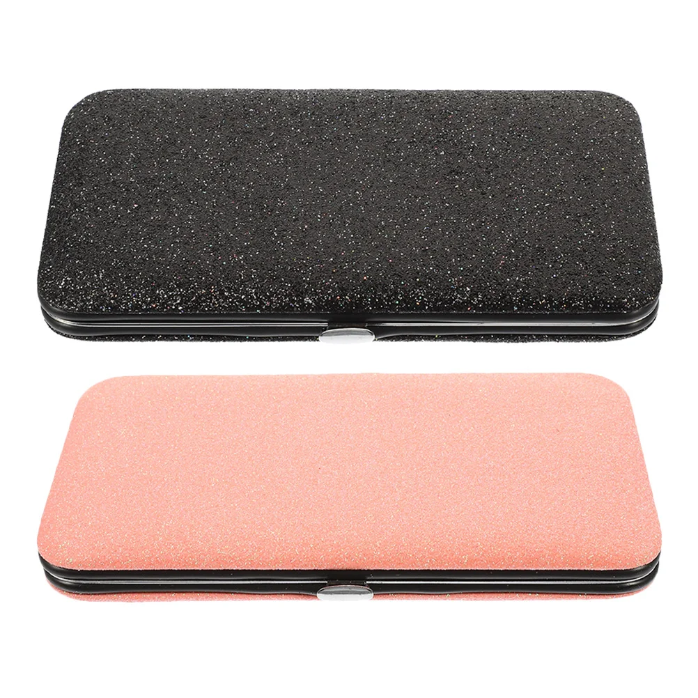 Soporte para pinzas de pestañas, Estuche De Viaje resistente para pinzas de precisión, solución protectora de almacenamiento, 2 uds.