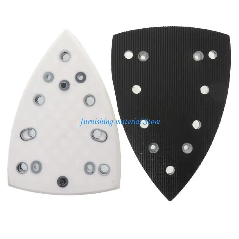 Y5GD 三角フックとループ サンディング ディスク 4 ネイル 7 穴 研磨ディスク 便利な交換プレート 400-REQ に適合