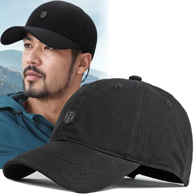 Summer Soft Fashion Sun Hat Cotton Baseball Cap Sports Hat for Men H Embroidery Trucker Golf Male Women Breathable Snapback