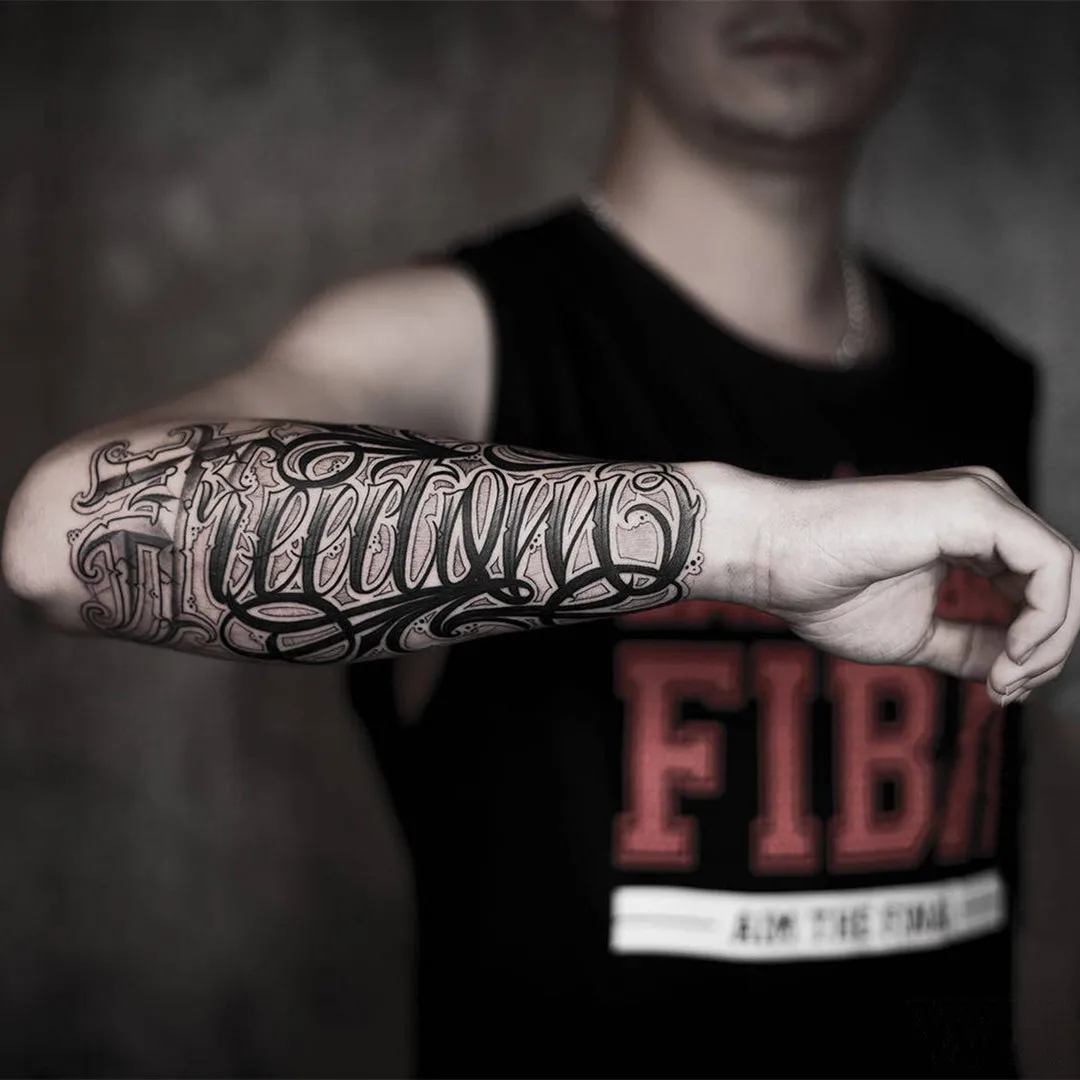 

1-листовая крутая татуировка на руку, водонепроницаемая прочная временная татуировка