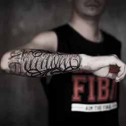 1 Sheet Cool Arm Tattoo Sticker Waterproof Lasting Temporary Tattoo