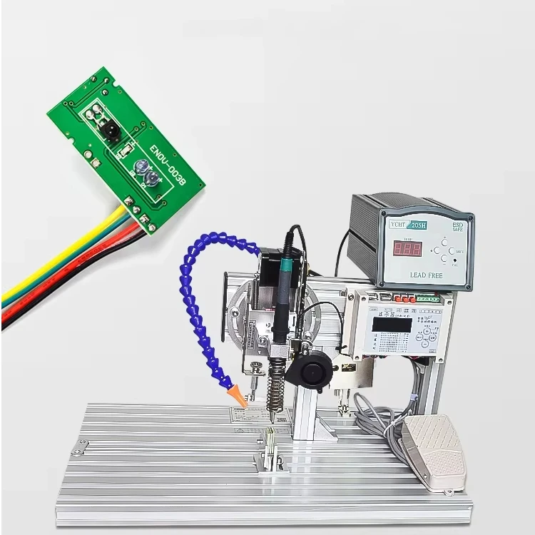 

BORX-003 Semi-Automatic Usb Soldering Welding Machine Pneumatic Electric Led Lamp Ac Welding Cable Welding Machine