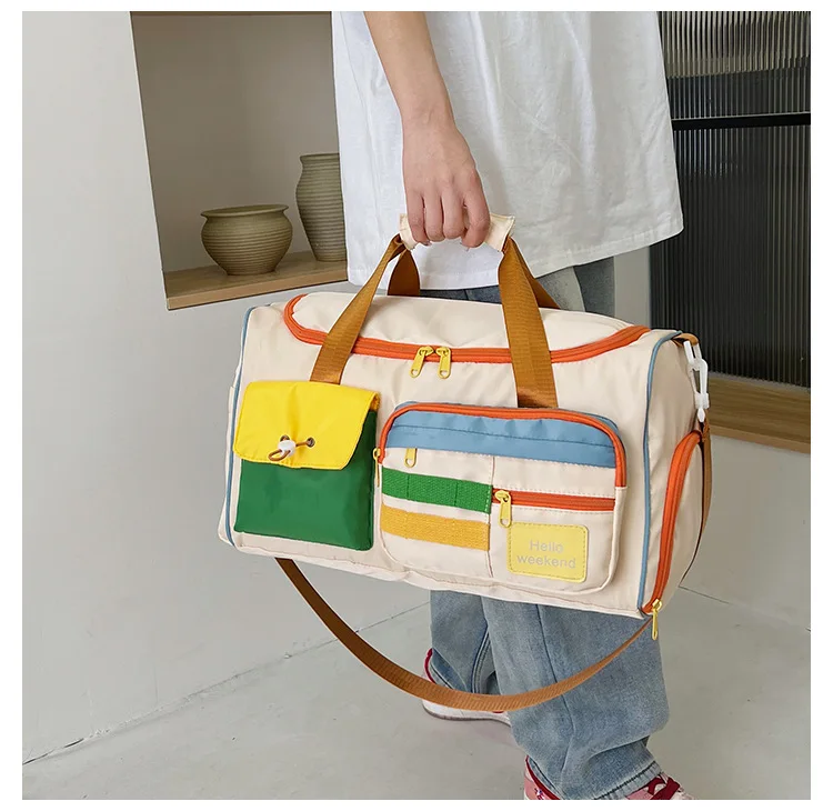 

Travel Bag, Duffel bag Cosmetics Professional Fitness Bag, Yoga Swimming Training Backpack, Satchel Shoulder Crossbody Tote bags