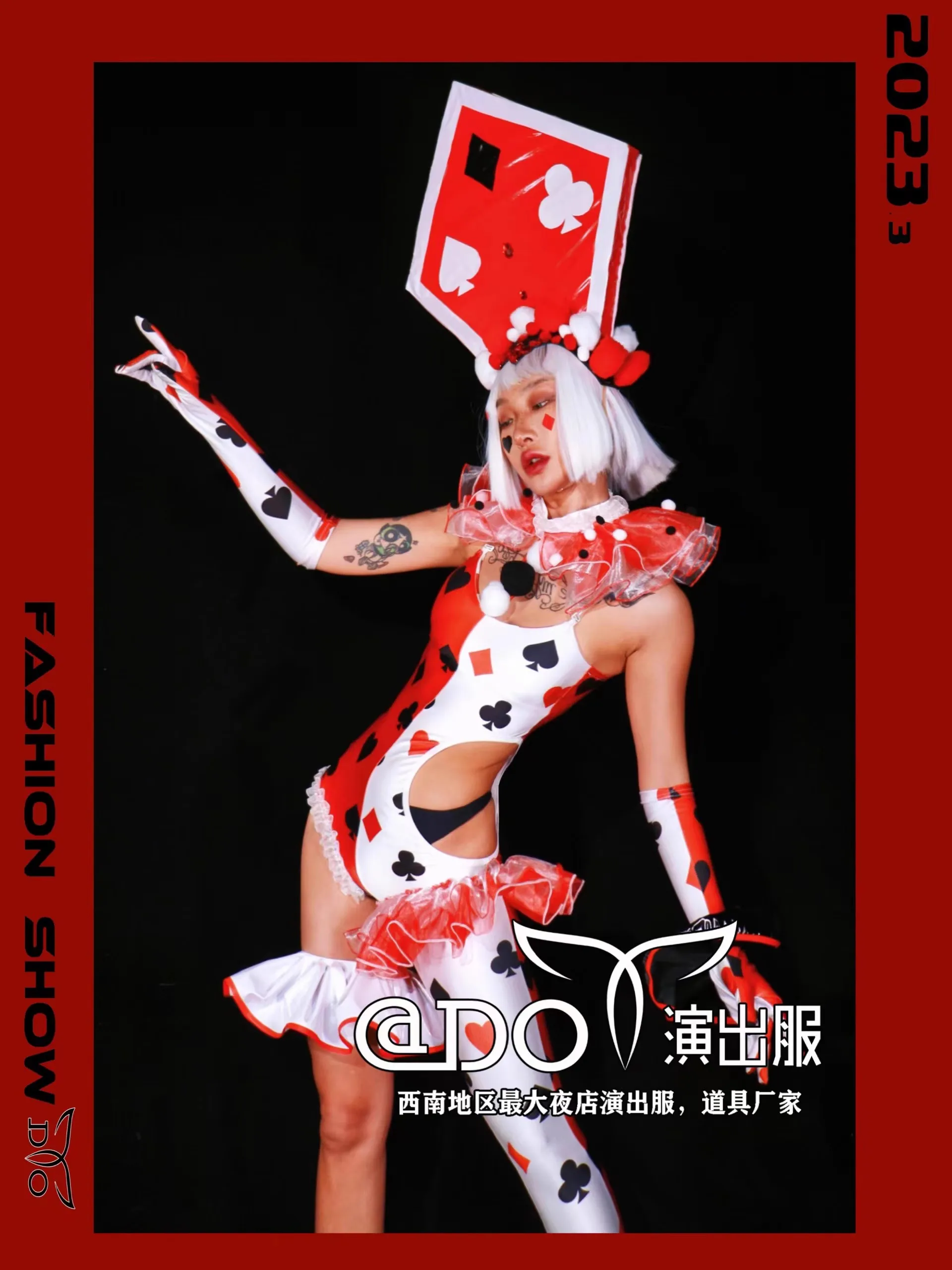 Bar club nocturno GOGO Show equipo de baile escenario Club fiesta Festival Rave ropa 4 estilos personalizado mono de mujer vestido + sombreros