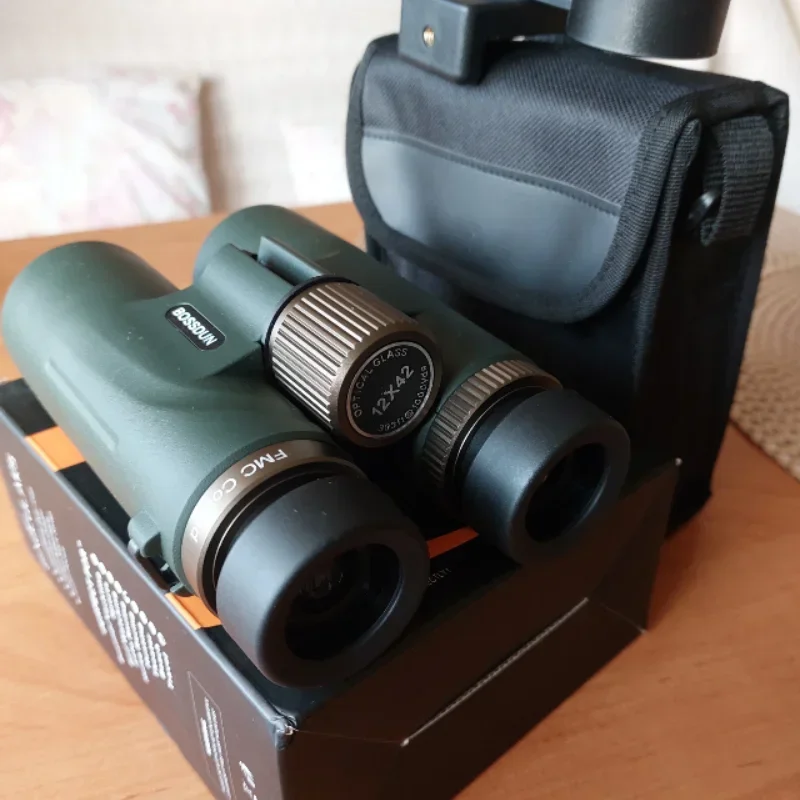 12X42 High Power HD Binoculars Low Light Vision Portable Telescope For Travel Camping Bird Watching Outdoor Photography