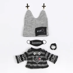 Ob11 Doll Suki Clothes Loose Fitting Grey Sweater For Nendoroids, Molly, Gsc, Ddf, Ymy, Ufdoll, 1/12 Bjd Doll