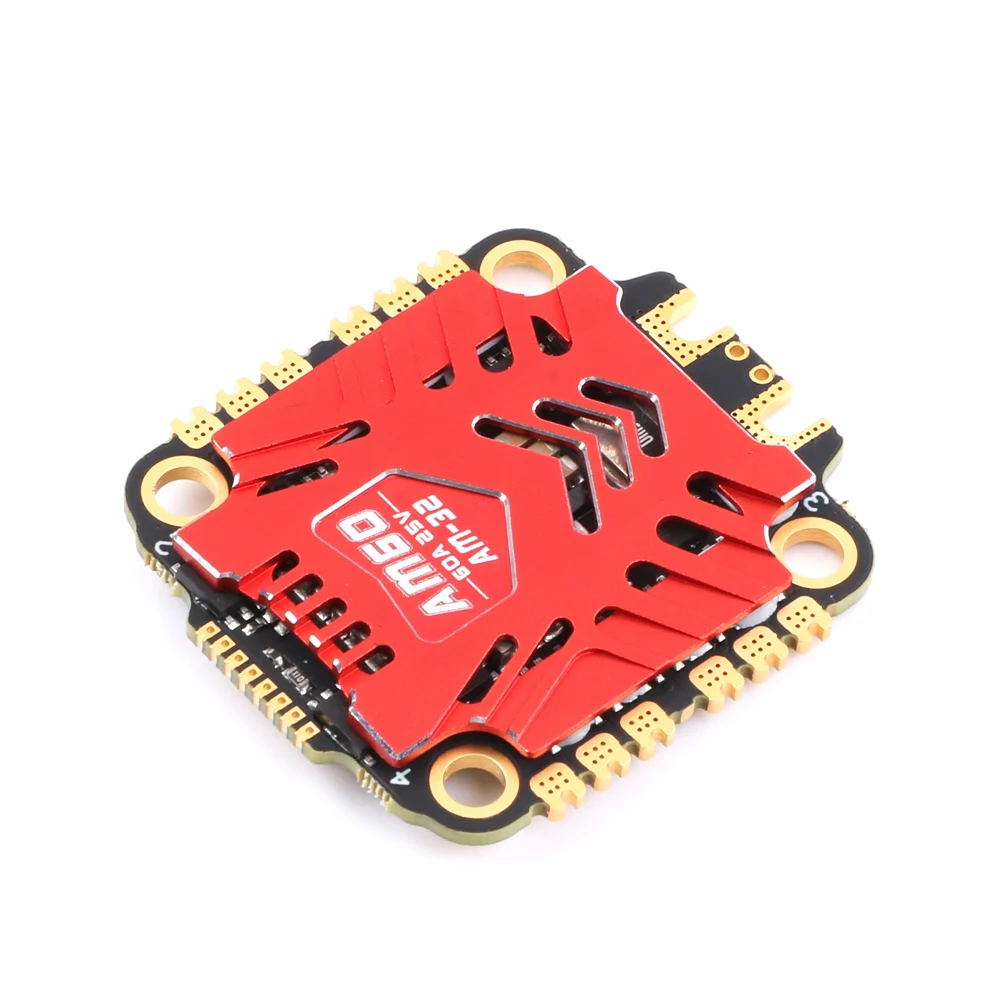 Skystars AM60 60A 4in1 ESC, AM32 32Bit Blheli_S 3-6S FPV ESC, крепление Dshot1200 30,5x30,5 мм, для гоночных дронов FPV